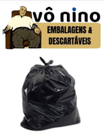 Saco de Lixo   60 litros c/100unid. (Leitoso)